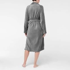Morgan & Finch Plush Robe - Granite -Morgan & Finch Shop 11985004 V04