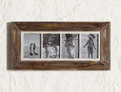 Morgan & Finch Beach Box 4 Photo Frame - Brown