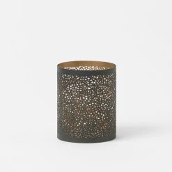Morgan & Finch Pierced Metal Votive