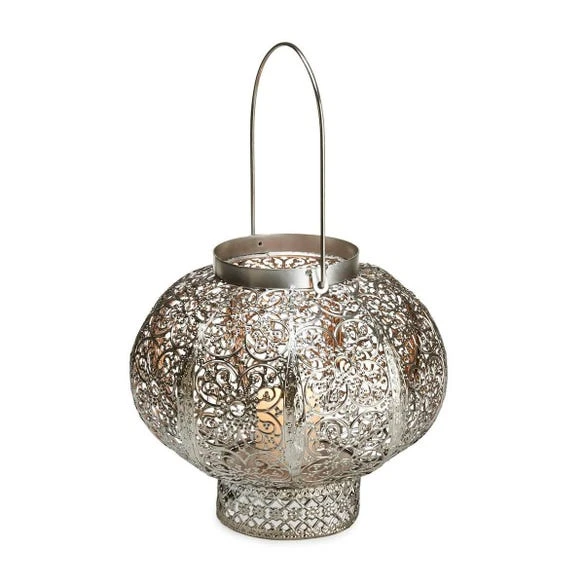 Morgan & Finch Filigree Curved Hanging Lantern 4 Morgan & Finch Filigree Curved Hanging Lantern - Image 2