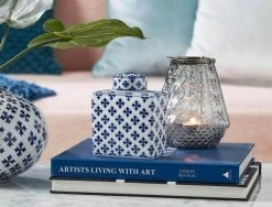 Morgan & Finch Blue Ginger Jar Rectangle