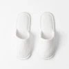 Morgan & Finch Bliss Waffle Slippers - White -Morgan & Finch Shop 18540605 V02 1