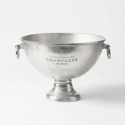 Morgan & Finch Round Champagne Bucket - Pewter