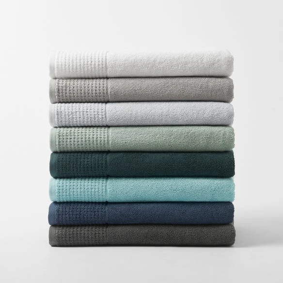 Morgan & Finch Wythe Towel - Silver 4 Morgan & Finch Wythe Towel - Silver - Image 2