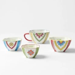 Morgan & Finch Florentino Square Measuring Cups Set Of 4 - Multi Colour -Morgan & Finch Shop 19164801 V01