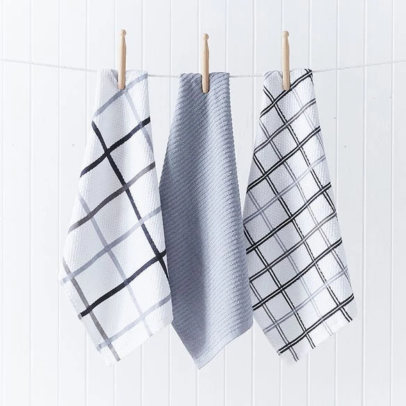 Morgan & Finch Turner Terry Tea Towel Set Of 3 3 Morgan & Finch Turner Terry Tea Towel Set Of 3