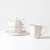 Morgan & Finch Miss Stripe Tea Set - Pastel Pink -Morgan & Finch Shop 19230403 V02 2