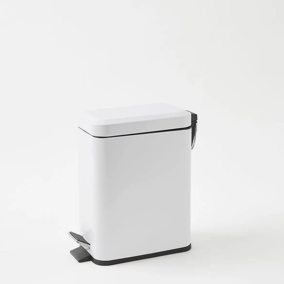 Morgan & Finch Slimline Pedal Bin 5l - White 3 Morgan & Finch Slimline Pedal Bin 5l - White