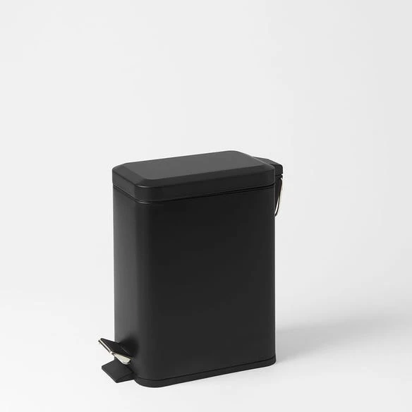 Morgan & Finch Slimline Pedal Bin 5l - Matte Black 3 Morgan & Finch Slimline Pedal Bin 5l - Matte Black