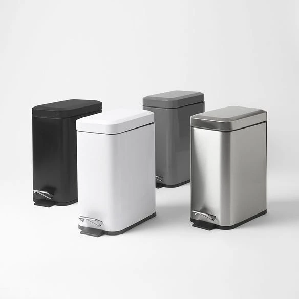 Morgan & Finch Slimline Pedal Bin 5l - Matte Black 5 Morgan & Finch Slimline Pedal Bin 5l - Matte Black - Image 3