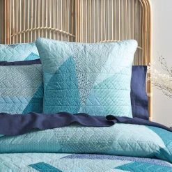 Cotton House Takashi Quilt Cover - Blues