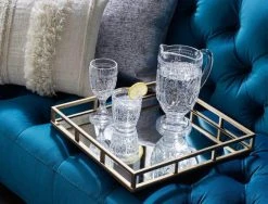 Morgan & Finch Square Tray With Mirror