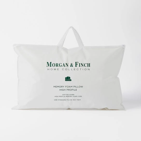 Morgan & Finch Memory Foam High Profile Pillow 3 Morgan & Finch Memory Foam High Profile Pillow