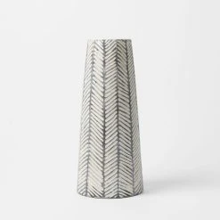 Morgan & Finch Tribal Etched Tall Vase -Morgan & Finch Shop 20019501 V01