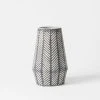 Morgan & Finch Tribal Etched Squat Vase -Morgan & Finch Shop 20019601 V01