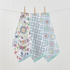 Morgan & Finch Fiesta Tea Towel Set Of 3