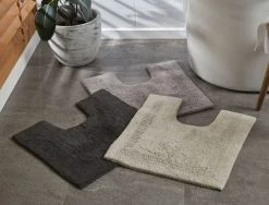 Morgan & Finch Braxton Contour Bath Mat - Zinc