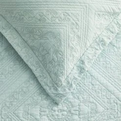 Morgan & Finch Asher Coverlet - Cloud Blue -Morgan & Finch Shop 20491003 v01 1