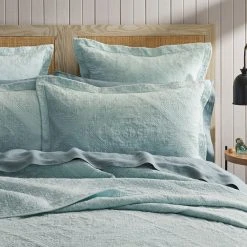 Morgan & Finch Asher Coverlet - Cloud Blue -Morgan & Finch Shop 20491303 p 1 1