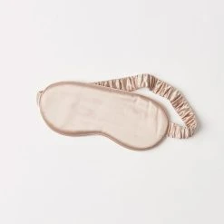 Morgan & Finch Silk Eye Mask - Oyster