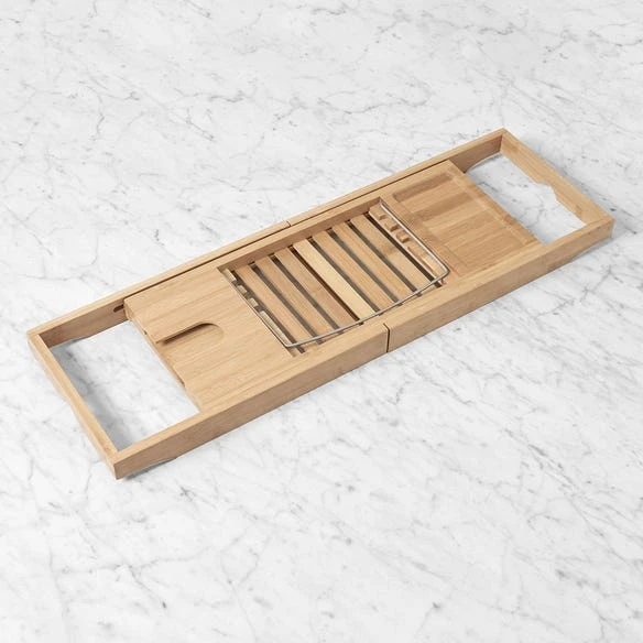 Morgan & Finch Extendable Bamboo Bath Caddy 6 Morgan & Finch Extendable Bamboo Bath Caddy - Image 4