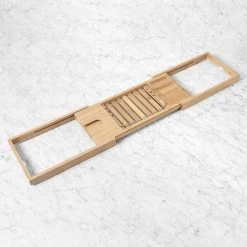 Morgan & Finch Extendable Bamboo Bath Caddy 11 Morgan & Finch Extendable Bamboo Bath Caddy -Morgan & Finch Shop 20654301 V08