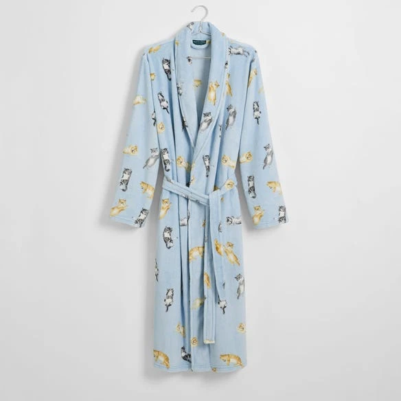 Morgan & Finch Sleepy Cats Robe 3 Morgan & Finch Sleepy Cats Robe