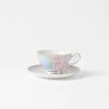 Morgan & Finch Miss Tea Party Teacup And Saucer - Blue/Pink Terraz -Morgan & Finch Shop 20921601 P