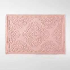 Morgan & Finch Asher Bath Mat - Rose