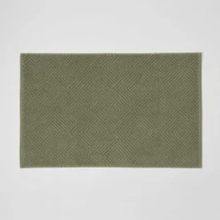 Morgan & Finch Kinsley Bath Mat - Olive Green -Morgan & Finch Shop 20984004 P 1