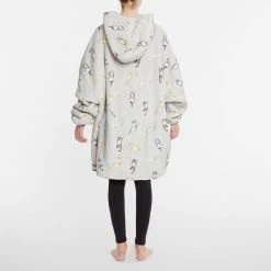 Morgan & Finch Sleepy Cats Hooded Sherpa Blanket