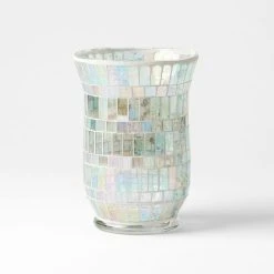 Morgan & Finch Mosaic Hurricane Candle Holder