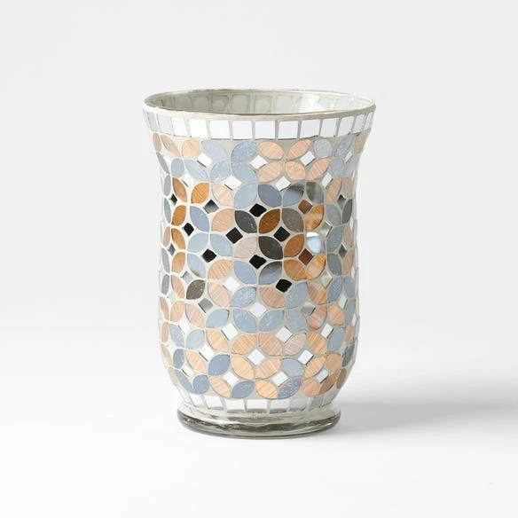 Morgan & Finch Mosaic Hurricane Candle Holder 3 Morgan & Finch Mosaic Hurricane Candle Holder