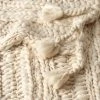 Morgan & Finch Claudine Hand Knit Throw - Cream -Morgan & Finch Shop 21394704 V01 1