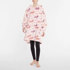 Morgan & Finch Dachsie Hooded Sherpa Blanket -Morgan & Finch Shop 21402901 V02 1