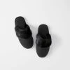 Morgan & Finch Felt Fur Slip On - Black -Morgan & Finch Shop 21421804 P