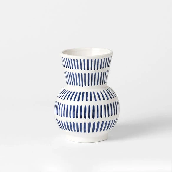 Morgan & Finch Frankie Flared Stripe Vase Small 4 Morgan & Finch Frankie Flared Stripe Vase Small - Image 2