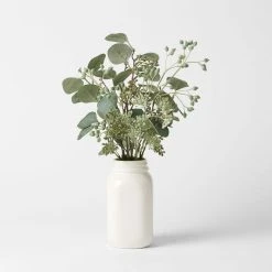 Morgan & Finch Gum Nuts Ceramic Jar - Large