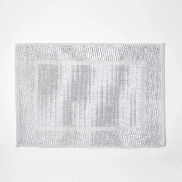 Morgan & Finch Piermont Bath Mat - Silver 3 Morgan & Finch Piermont Bath Mat - Silver