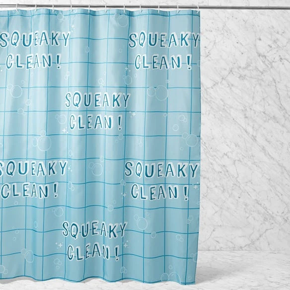 Morgan & Finch Squeaky Clean Shower Curtain 3 Morgan & Finch Squeaky Clean Shower Curtain