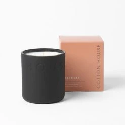 Cotton House Retreat 375g Candle - Leather And Sandalwood -Morgan & Finch Shop 21676602 P 1