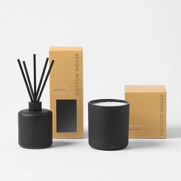 Cotton House Retreat 375g Candle - Burnt Toffee 5 Cotton House Retreat 375g Candle - Burnt Toffee - Image 3