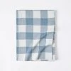 Morgan & Finch Gingham Kids Throw - Smoke Blue/Ivory -Morgan & Finch Shop 21676901 P