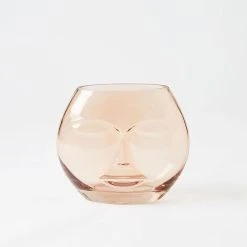 Morgan & Finch Maya Round Face Vase - Rose Pink