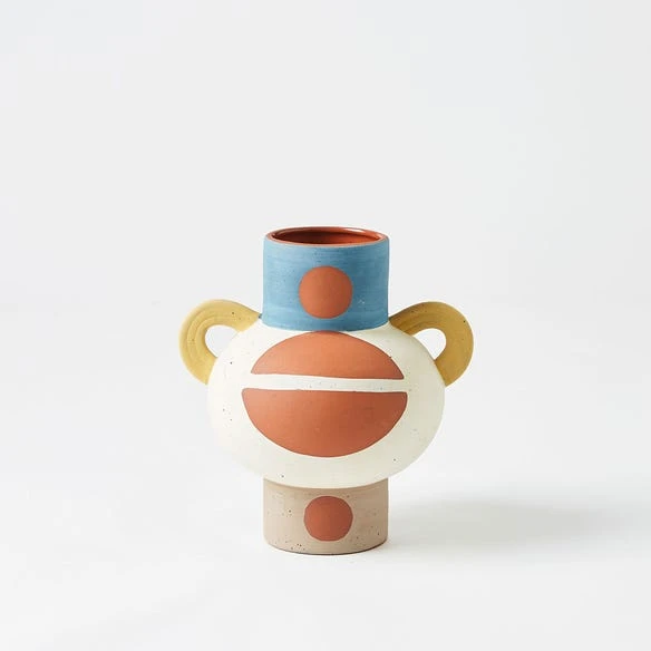 Morgan & Finch Plume Terracotta Squat Urn 3 Morgan & Finch Plume Terracotta Squat Urn