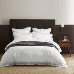 Bed & Bath Cambridge Quilt Cover - White Silver -Morgan & Finch Shop 21714301 P 8