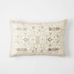 Morgan & Finch Ryder Printed Cushion - Rust