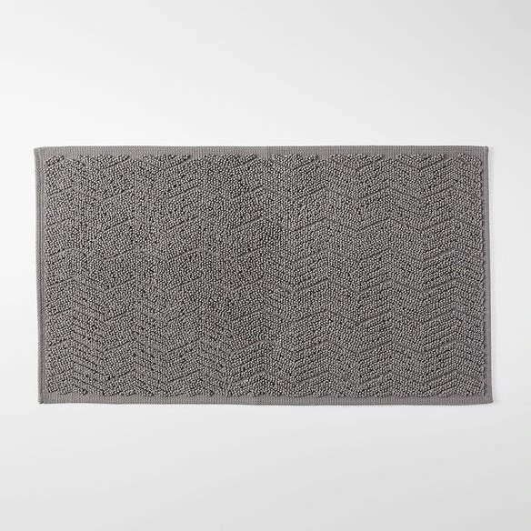 Morgan & Finch Chevron Bath Mat - Charcoal 3 Morgan & Finch Chevron Bath Mat - Charcoal
