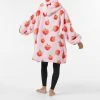 Morgan & Finch Peaches Hooded Sherpa Blanket