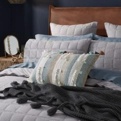 Morgan & Finch Madden Jersey Quilt Cover - Grey -Morgan & Finch Shop 21928801 v03 1